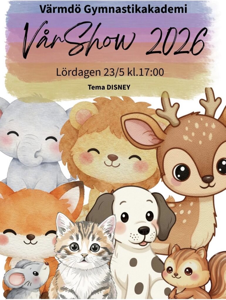 Vårshow 2026 inbjudan